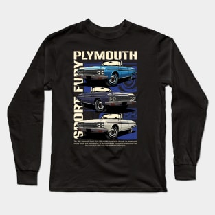1964 Plymouth Sport Fury Car Long Sleeve T-Shirt